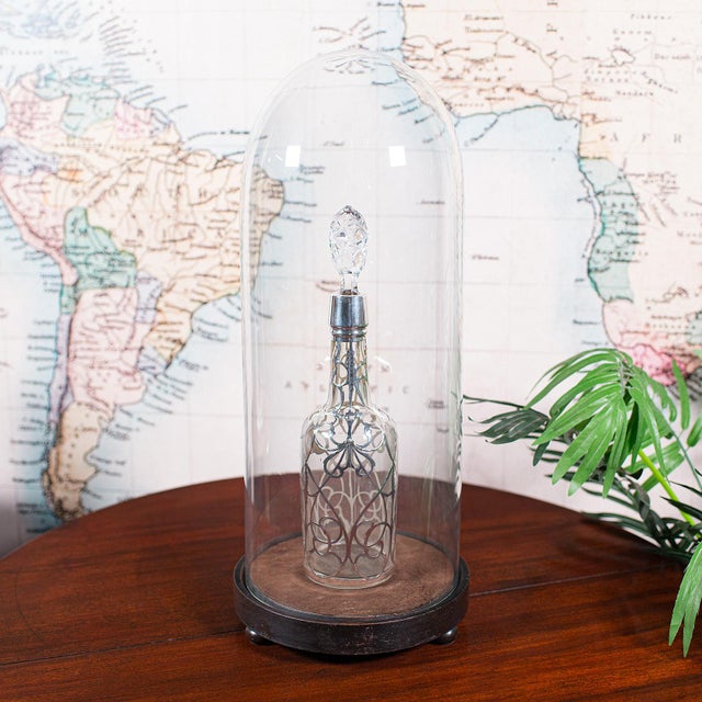 Victorian Tall Antique Victorian Taxidermy Dome, English, Glass Collector's Showcase, 1900 For Sale - Image 3 of 10