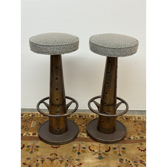 Design Plus Gallery presents a Pair of Yacht Bar Stools from Blackman Cruz Workshop. These BCW Yacht Stool by Blackman...