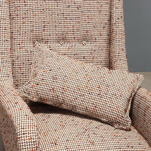 Vintage Armchair in Metal and Fabric, 1960s For Sale - Image 5 of 9