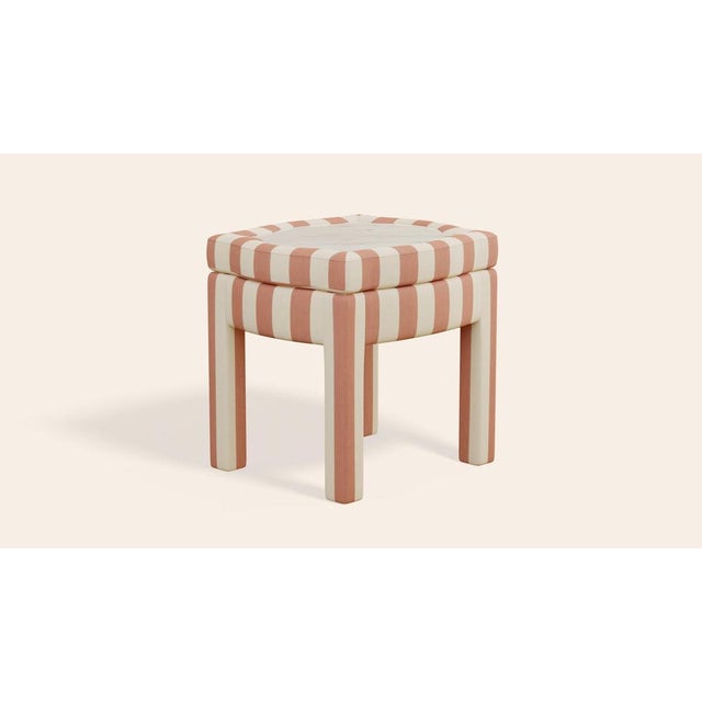 Contemporary Ginger Piero Ottoman by Ceraudo For Sale - Image 3 of 7