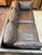 Animal Skin Stockholm Leather Sofa, Black For Sale - Image 7 of 12