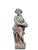 Vintage Classical Garden Maiden Statue A beautifully weathered classical garden sculpture depicting a draped maiden...