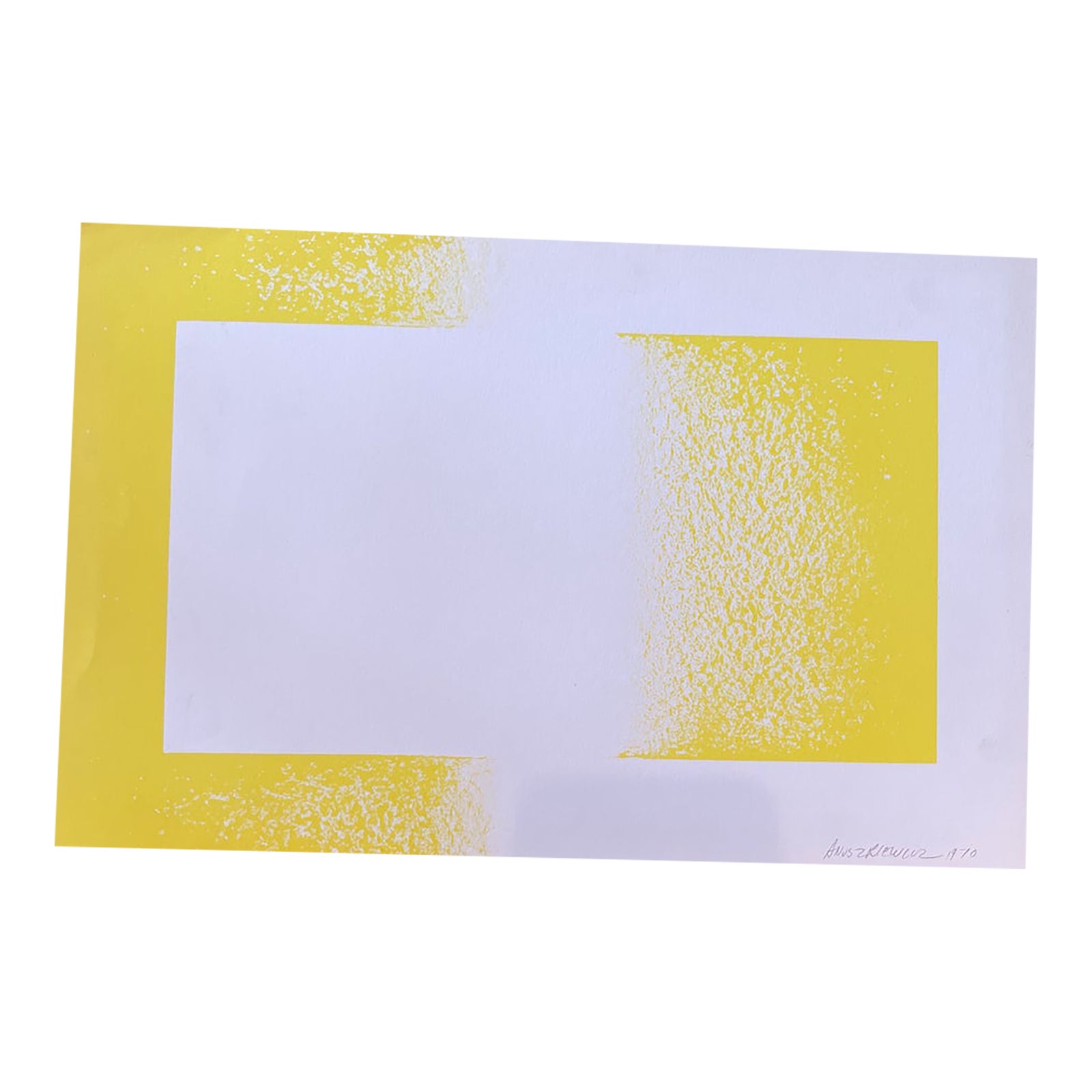 Authentic 1970 Pencil Signed Richard Anuszkiewicz Op Art Lithograph ...