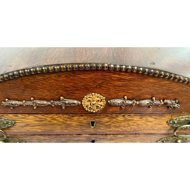 Early 20th Century Early 20th Century Antique English Silverware/Flatware Cabinet For Sale - Image 5 of 12