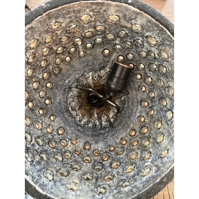 1970s Vintage Ceramic Pendant Light For Sale - Image 10 of 10