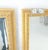 Pair of 35x43 Rectangle gold Gilt Frames Wall Mirrors Mint For Sale - Image 12 of 15