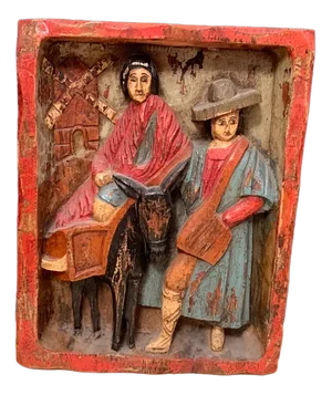 Bas-Relief, 1960s, Wood