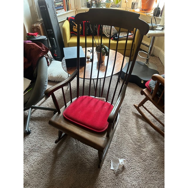 Mid 19th Century Nichols & Stone Windsor Rocking Chair For Sale In Washington DC - Image 6 of 6