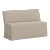 Stoffer Home x Cloth & Company Lindy Slipcover Dining Banquette in Francie Tan For Sale
