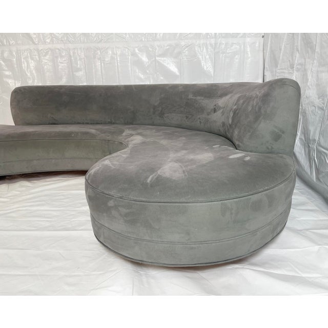 Vladimir Kagan for Directional Serpentine Sofa, 1970s Modernist Design, Usa 1970 For Sale - Image 12 of 18
