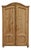 Vintage Parisian Fir Wardrobe, 1960s For Sale