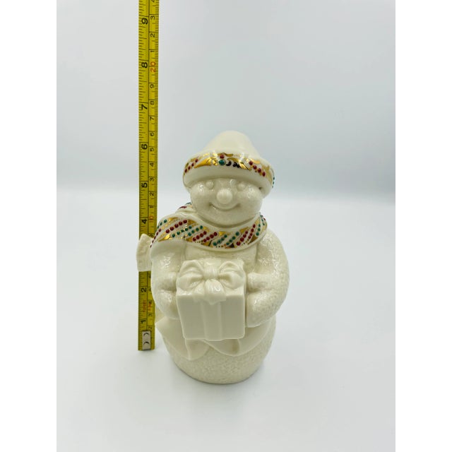 Ceramic 1996 Lenox Fine Jewels Collection Snowlady For Sale - Image 7 of 12