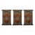 Magnificent Asian teak-like hardwood door set in a substantial frame. Gorgeous decorative work includes carved, intricate...