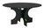Not Yet Made - Made To Order NOIR Element Dining Table, Black Metal For Sale - Image 5 of 6