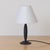 1920s Petite French Art Nouveau Iron Table Lamp For Sale - Image 4 of 11
