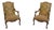 Pair of Century Louis XV Style Giltwood Armchairs For Sale