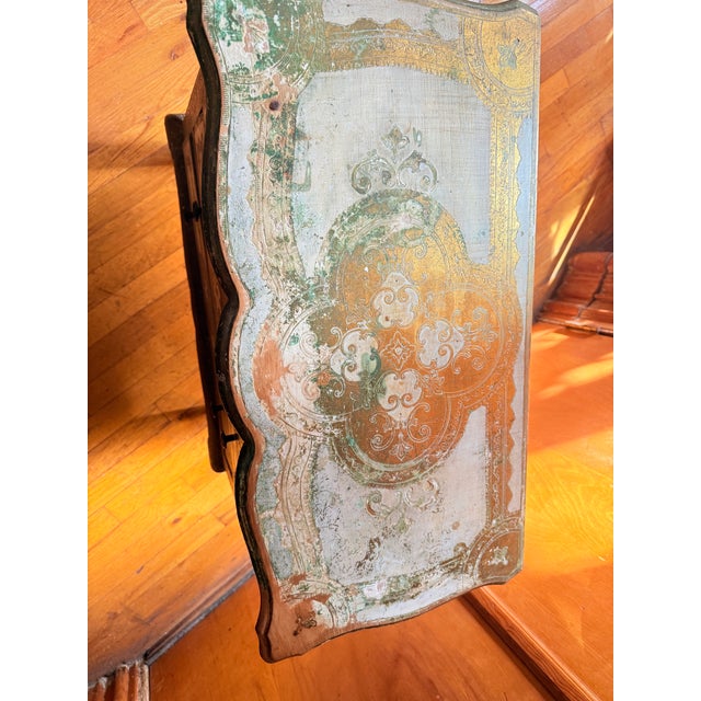 19th Century Italian Florentine Miniature Painted Chest of Drawers For Sale - Image 16 of 17