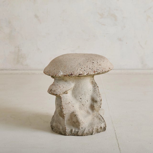 French Concrete Mushroom Garden Sculpture, 1960s - 2 Available For Sale - Image 4 of 6