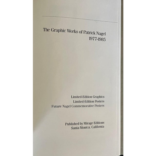 Paper 1985 "The Art of Patrick Nagel" First Edition Book in Slipcase With Lithograph For Sale - Image 7 of 8