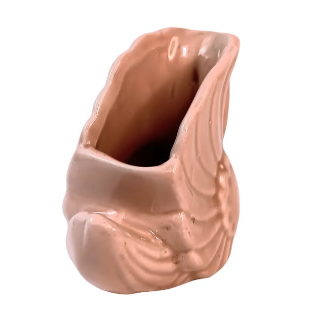 Pink Swan Planter or Vase Ceramic Art Deco Small For Sale - Image 4 of 11