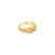 Contemporary Solitaire Diamond Ring .20cttw 14k Yellow Gold, Size 7 For Sale - Image 3 of 4