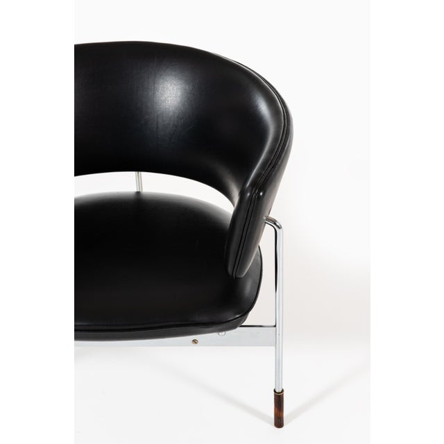 Set of Norwegian Rosewood Model Cirkel Lounge Chairs by Sigurd Resell for Rastad & Relling, 1960s For Sale - Image 3 of 13