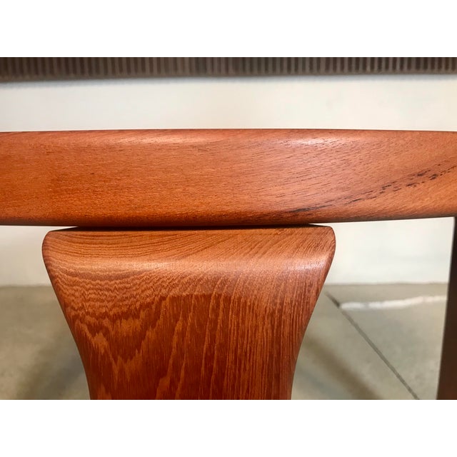 Mid-Century Modern Danish Solid Teak Side or Coffee Table by Dyrlund For Sale - Image 3 of 17