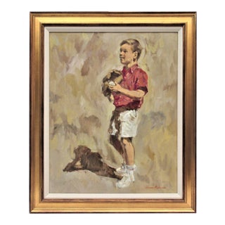 Gunnar Donald Anderson, Young Boy Playing Baseball For Sale