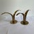 These vintage candle holders are the iconic “Lohan”or Lilly model originally designed by Ahlenius Bjork for Ystad Metals...