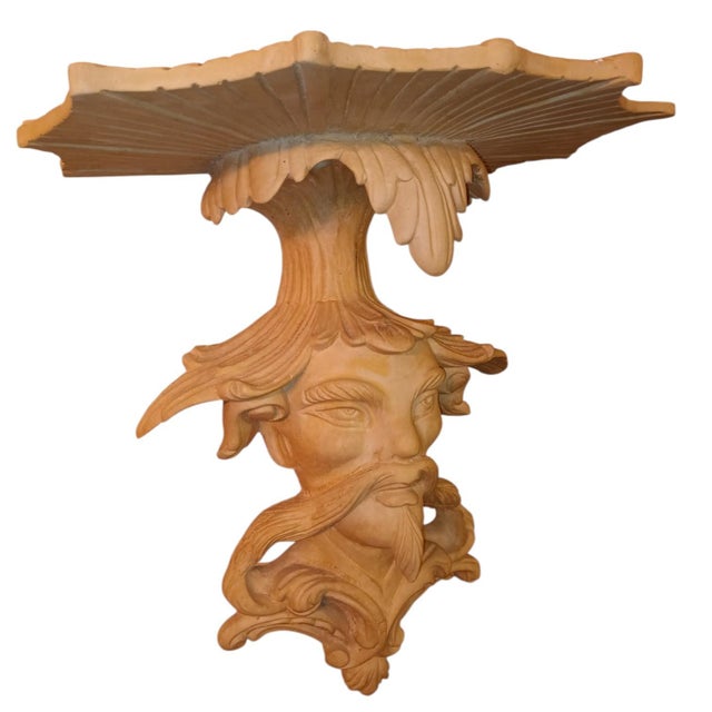 Sculpture Materials Transform Your Walls Into a Gallery of Classical Artistry With This Striking Pair of Vintage Baroque-Style Architectural Wall Sconces. For Sale - Image 7 of 9