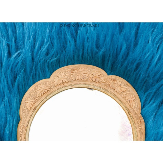 1800's Victorian Gutta Percha Seashell Design Hand Mirror For Sale - Image 9 of 9