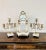 Stone Victorian Clock Garniture with Candelabras, 1860s, Set of 3 For Sale - Image 7 of 7