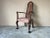 Mid-Century Modern Vintage Cane Back & Claw Ball Feet Arm Accent Chair For Sale - Image 3 of 12