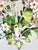 Vintage Italian Handpainted Foral Motif Tole Chandelier For Sale - Image 11 of 18