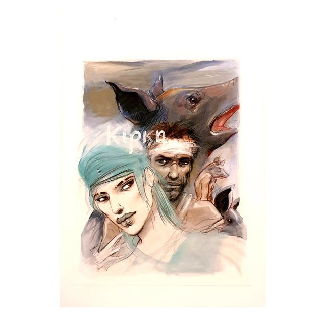 Enki Bilal - Circe - Original Lithograph 2012 For Sale - Image 6 of 6