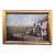 19th Century Oil Painting From England ~ "Coastal Village Street" For Sale