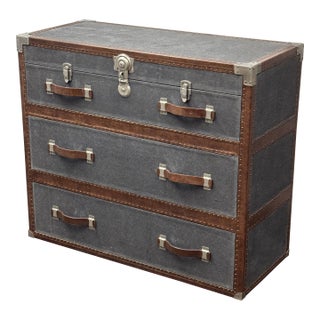 Restoration Hardware Eldon Steamer Trunk Dresser For Sale