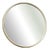 Cream Circular Wall Mirror attributed to Schreiber, 1960s For Sale