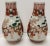 Japanese Air of Circa 1960 Japanese Kutani Style Porcelain Auspicious Motifs Arrow Vases (Showa Period) For Sale - Image 3 of 9