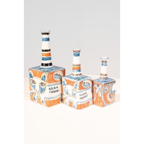 Italian Vases from Desimone 69, Set of 3 For Sale - Image 9 of 9