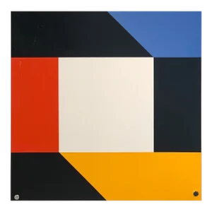 1971 Abstract Original Silkscreen Print "Primary Colors" Max Bill