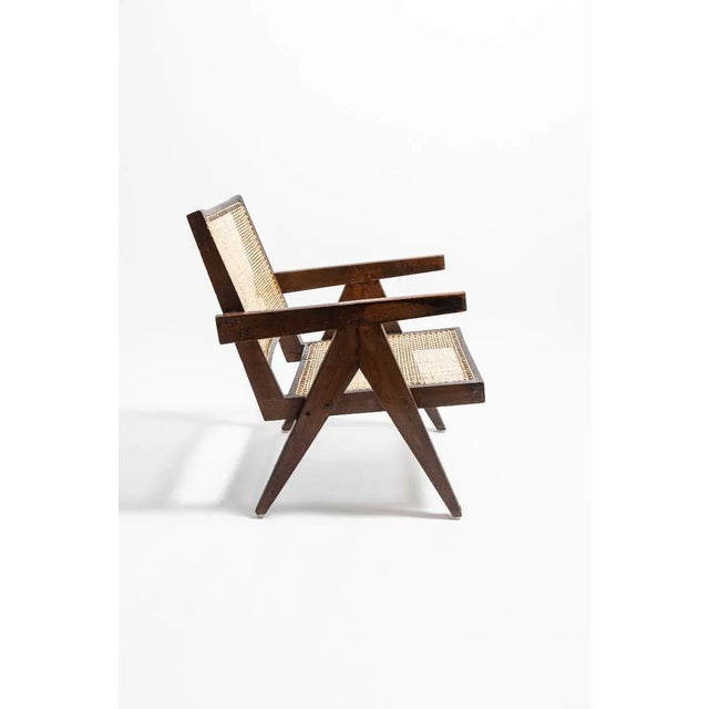 Wood Easy Chair in Sissoo by Pierre Jeanneret, 1955 For Sale - Image 7 of 10