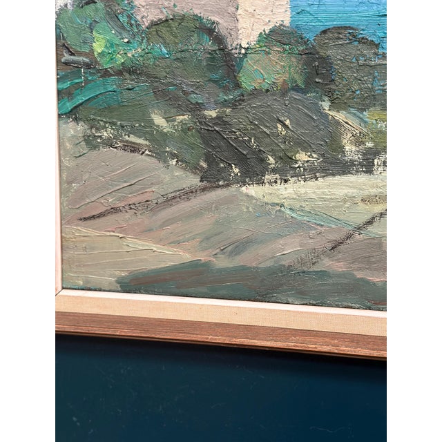 Einar Persson, Coastal Motif, 1950s, Oil on Panel, Framed For Sale - Image 11 of 18