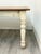 Farm style long wood table in good vintage condition