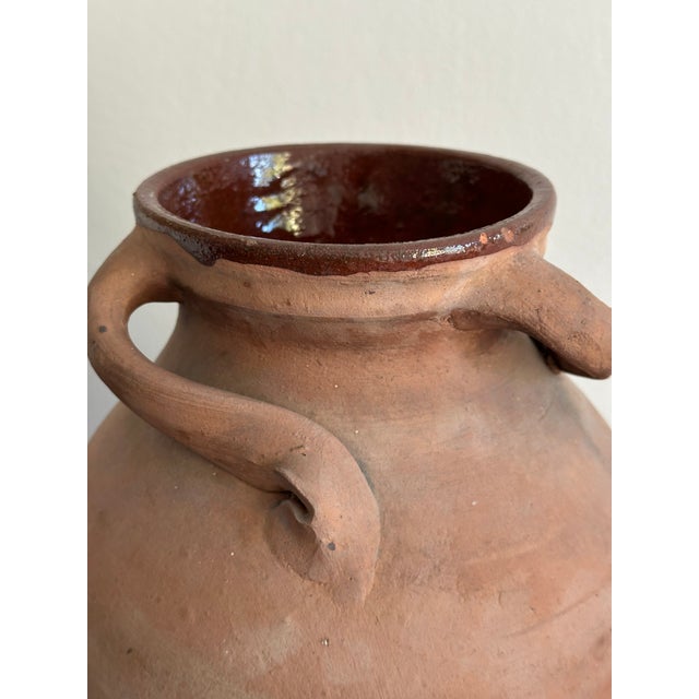 Antique Three-Handled Terracotta Storage Jar For Sale - Image 9 of 10
