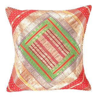 Pasargad DC Sari Silk Square Pillow Case For Sale
