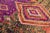 Modern Oversize Moroccan Style Handmade Purple and Peach Boho Designed Wool Rug For Sale - Image 10 of 11