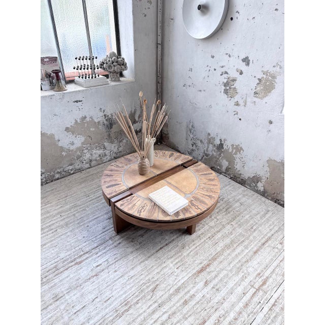 Wood Coffee Bean Coffee Table by Roger Capron, 1960s For Sale - Image 7 of 18