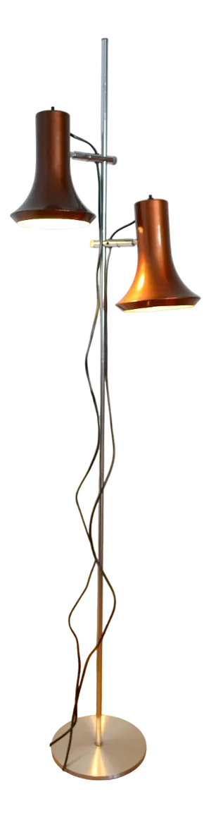 Vintage Scandinavian Floor Lamp attributed to Jo Hammerborg for Fog & Mørup