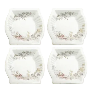1880s English Johnson Brothers Staffordshire Ironstone Bowls, Set of 4